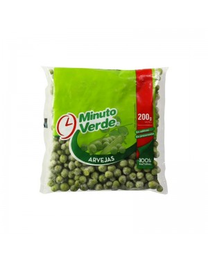 Arvejas Congeladas Minuto verde 200gr